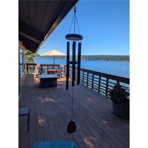 Large 37" Aluminum Wind Chimes – Soothing Outdoor Zen Decor for Garden, Patio,